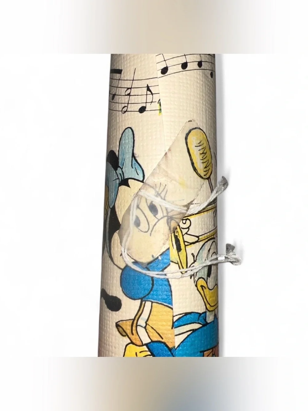 Vintage Walk Disney Productions Mickey Mouse Band Wallpaper Border Roll 9” Rare